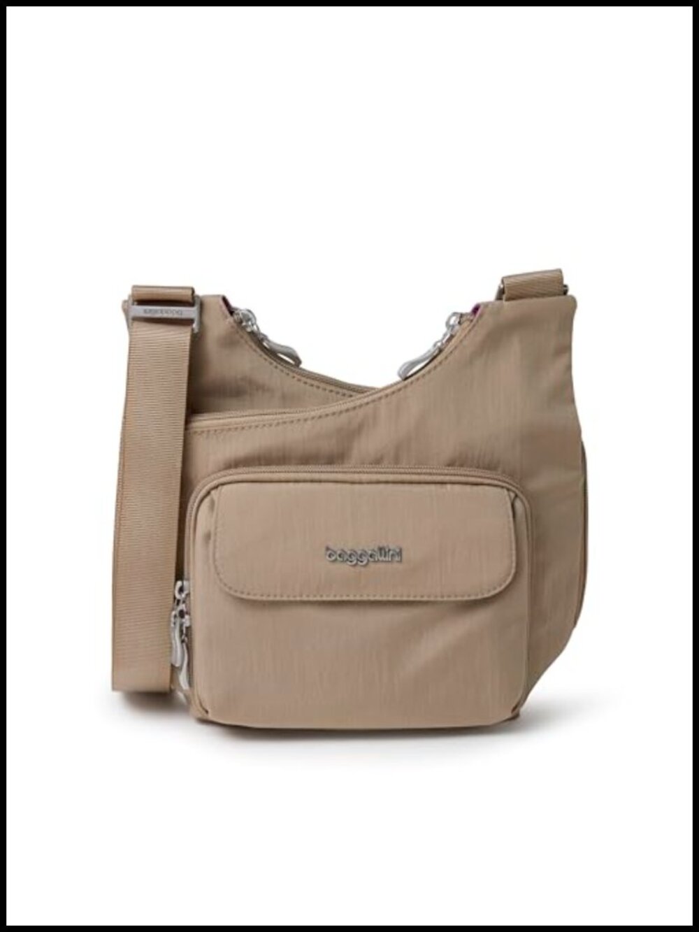 Criss Cross Crossbody Bag Lightweight Nylon Travel Purse with Wallet